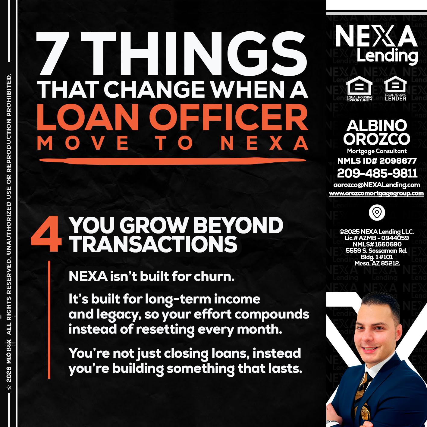 7 THINGS (4) - Albino Orozco -Mortgage Consultant