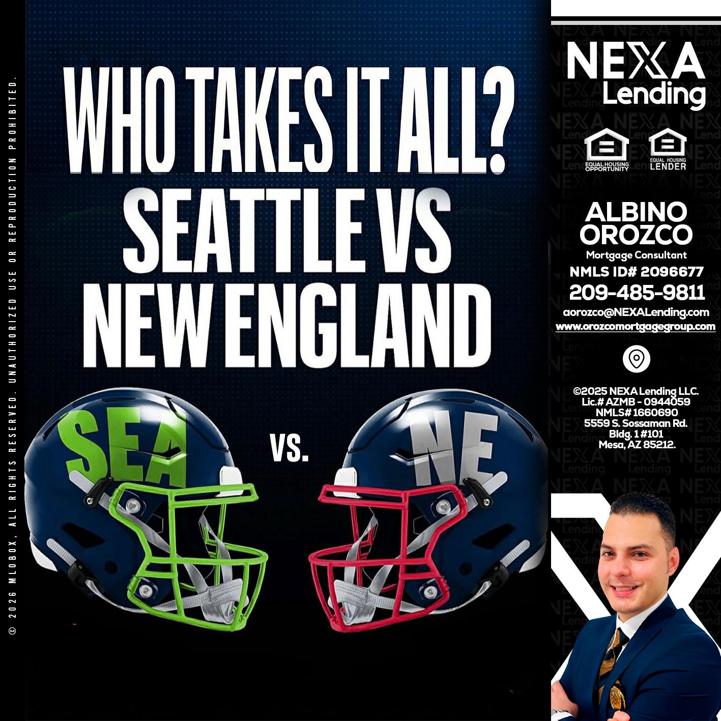 WHO TAKE IT ALL? - Albino Orozco -Mortgage Consultant