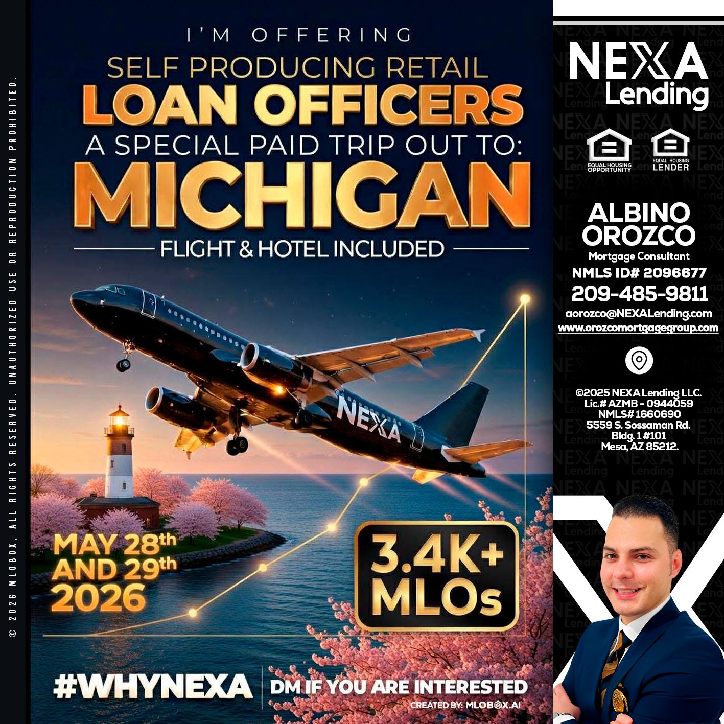 MICHIGAN TRIP - Albino Orozco -Mortgage Consultant