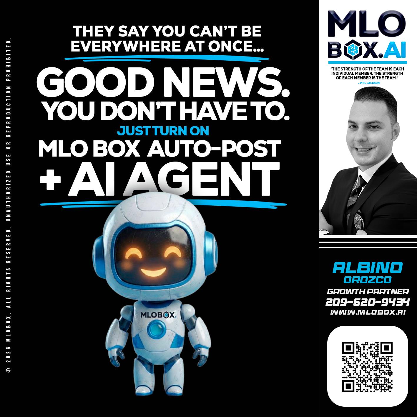 GOOD NEWS - Albino Orozco -Mortgage Consultant