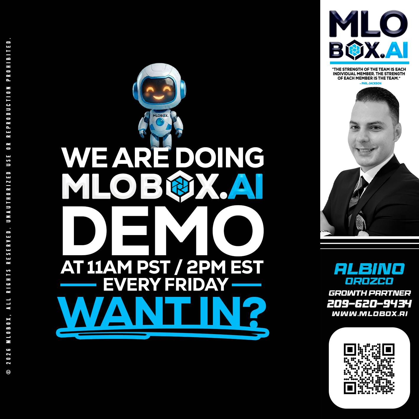 WE ARE DOING - Albino Orozco -Mortgage Consultant