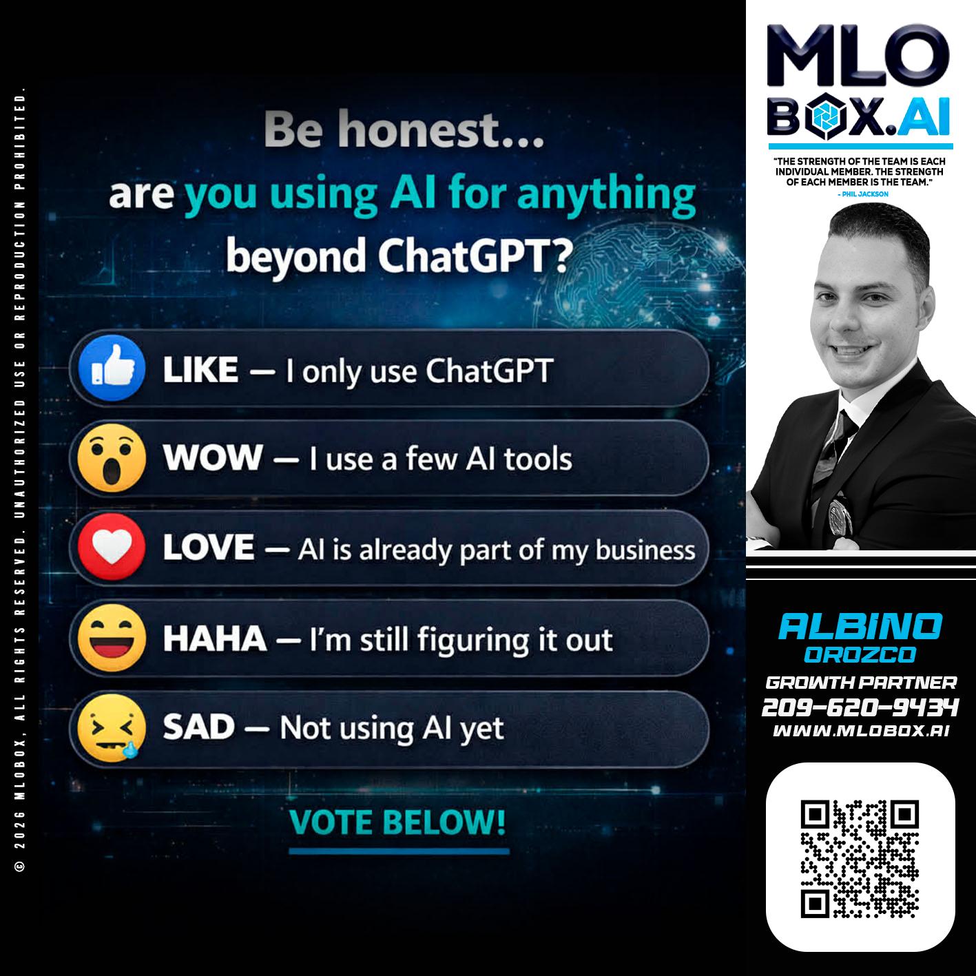 BE HONEST - Albino Orozco -Mortgage Consultant