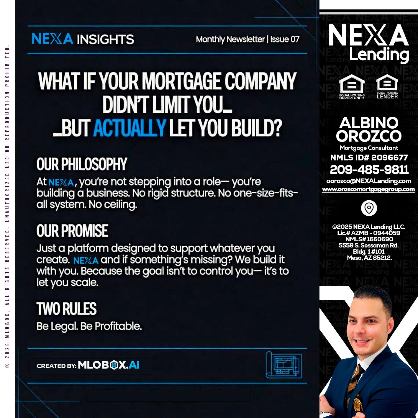 NEXA INSIGHTS - Albino Orozco -Mortgage Consultant