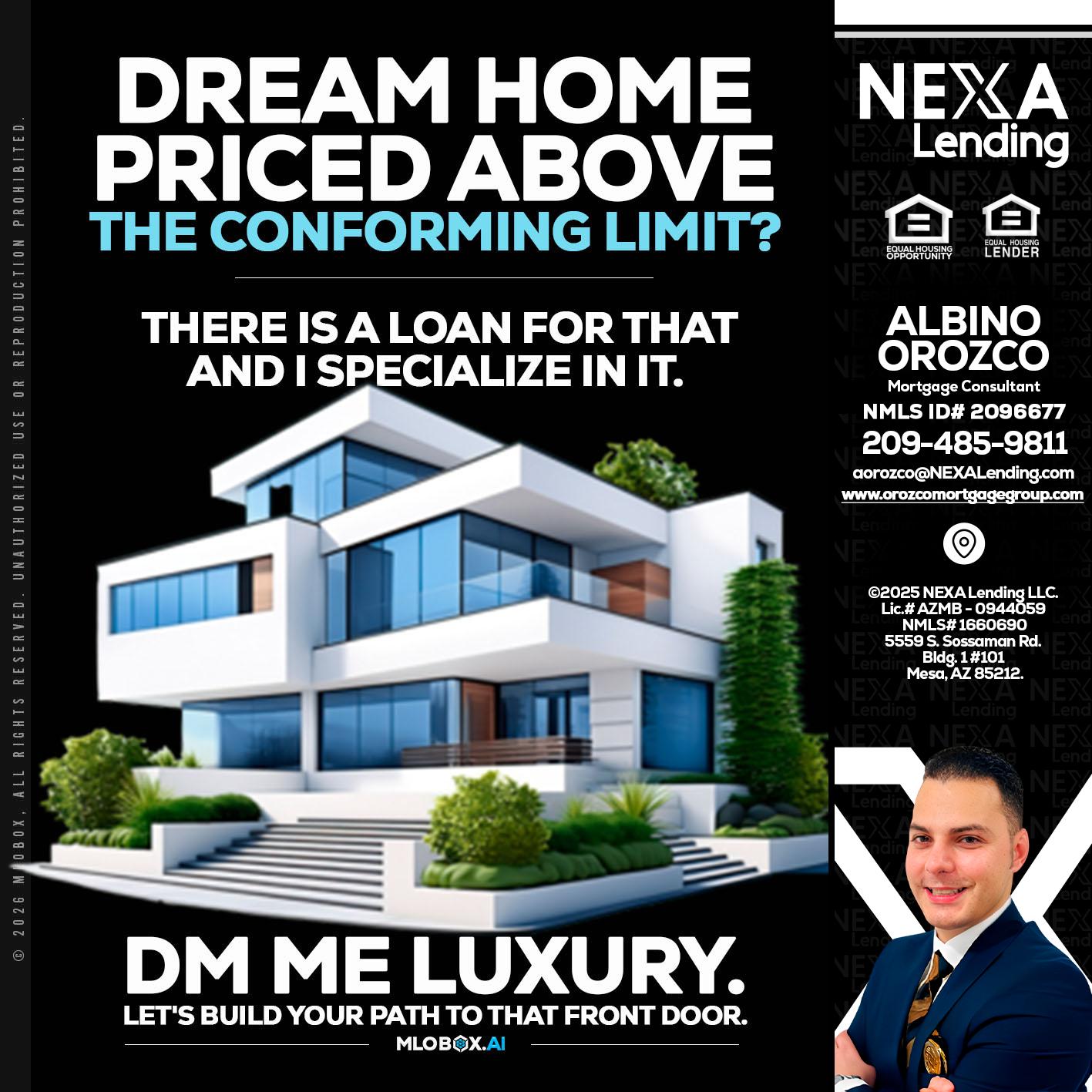 DREAM HOME - Albino Orozco -Mortgage Consultant